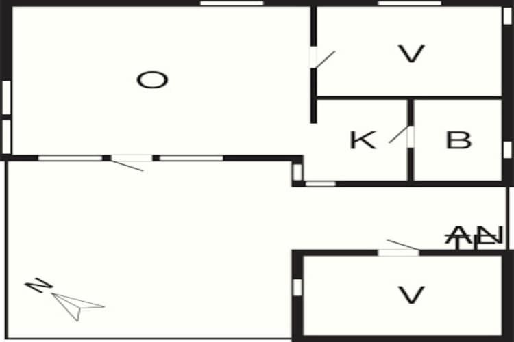 6 Person Holiday Home In 古兹耶姆 外观 照片